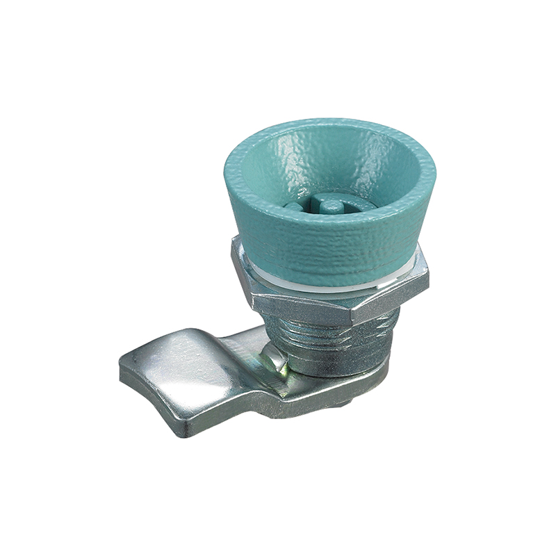 MS705-K01 Peacock Green Spray Plast Handtag Cylindriska Lås