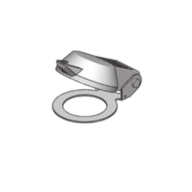 DP001 Chrome ZDC Dammskydd Vattentätt Lock Lock Tillbehör