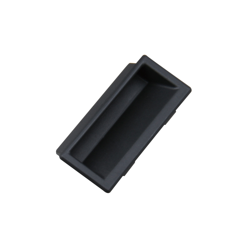LS537-2 Svart nylon Dörrpanel Öppningsdörrhandtag
